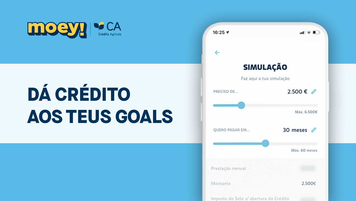 O Crédito Pessoal chegou à moey!